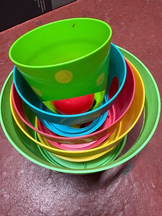 Cubos de plástico para bebé