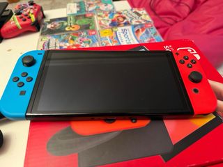 Nintendo Switch OLED + Animal Crossing