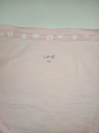 Camiseta Unit rosa manga corta talla XL
