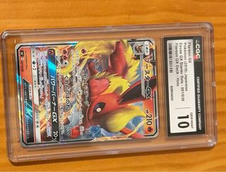 Carta Pokémon Flareon GX CGC 10 Gem Mint