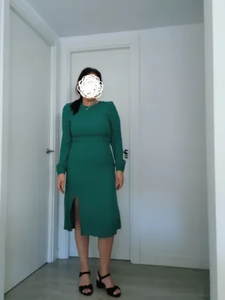 Vestido elegante verde