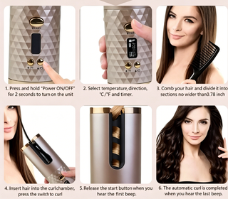 SIN ABRIR Rizadora de Pelo Automática 25W