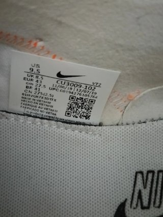 Nike React Element 55 Schematic Blanco Naranja