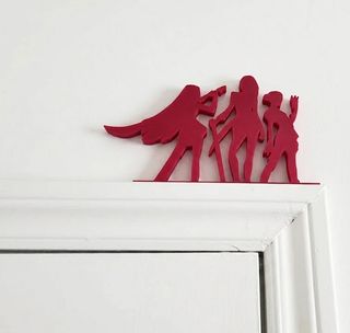 Decoración K-POP para puerta