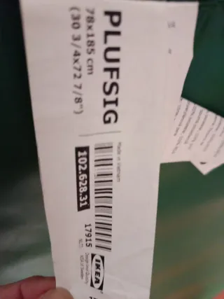 Colchoneta Plegable Ikea Verde