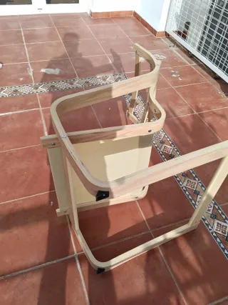 Sillón Poang Ikea Madera Beige