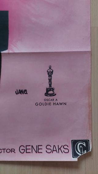 Cartel de cine original Flor de cactus (1969)