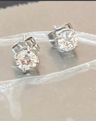 Pendientes Oro 1.04CtDiamantes NaturalesSI2/F