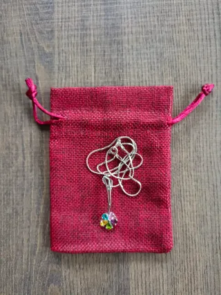 Colgante Plata 925 con Piedras Multicolor