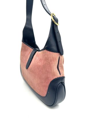 Bolso Gucci Jackie 1961 Pequeño Rosa/Negro