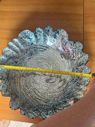 Vaso e porta frutta decorato