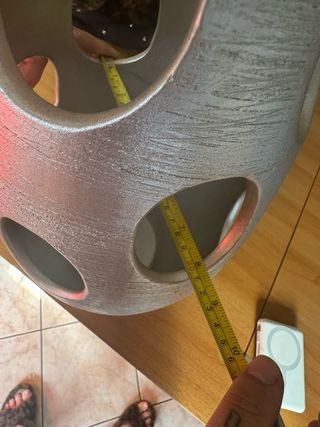 Vaso e porta frutta decorato