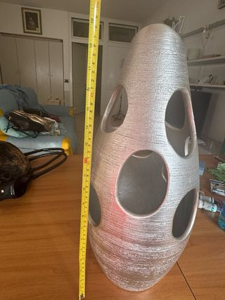 Vaso e porta frutta decorato
