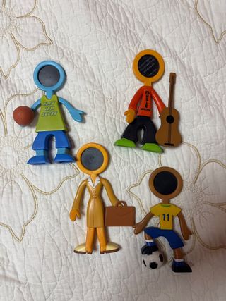 4 Portafotos figuras decorativas