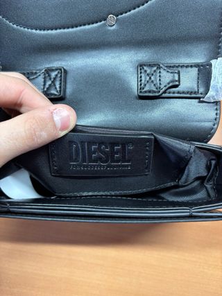 Borsa Diesel nera New Black 1DR nuova con accessor