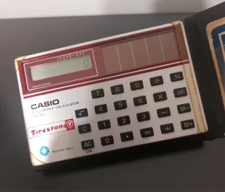 Antigua Calculadora Solar - Casio SL-701 - 1980C.