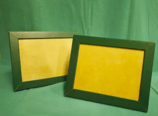 2 Marcos de fotos verdes