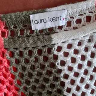 Joyita vintage! Vestido calado Laura Kent-Boho T.U