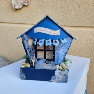 Casita Hucha Artesanía Cartón Comunión