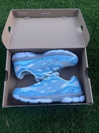 Zapatillas Asics Azules y Grises