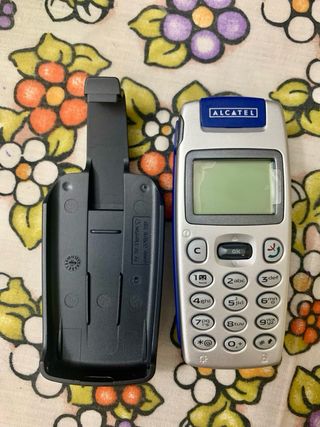 Alcatel GSM argento/blu