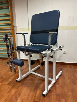 Banco hiperextensión lumbar o silla rehabilitación