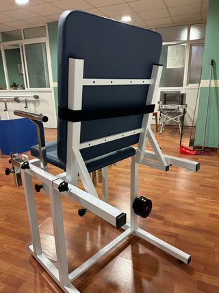 Banco hiperextensión lumbar o silla rehabilitación