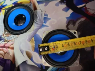 Pareja de Altavoces Negros y Azules
