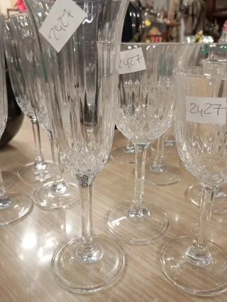 Servizio bicchieri cristallo