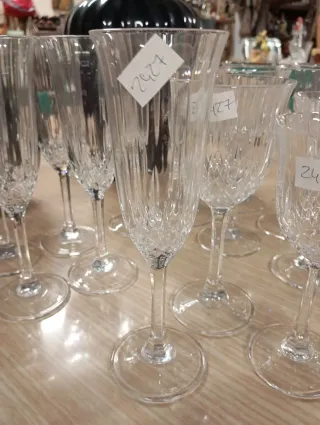 Servizio bicchieri cristallo