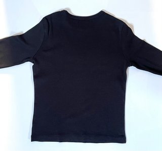 T-shirt OVS manica lunga nera 11 anni