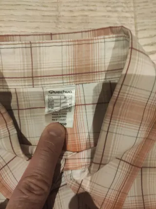 Camisa cuadros Quechua Talla L