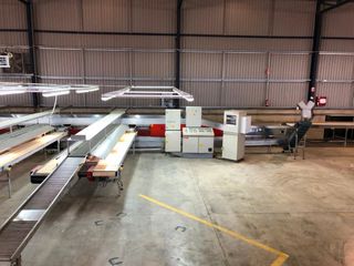 Cintas transp. para máquina clasificadora de fruta