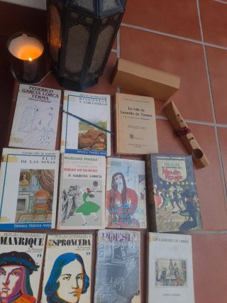 Libros antiguos Lorca,Cervantes,Machado, Espronced