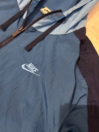 Chaqueta Nike Azul Vintage Retro Streetwear