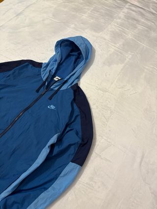 Chaqueta Nike Azul Vintage Retro Streetwear