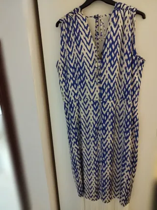 Vestido ceremonia con flecos