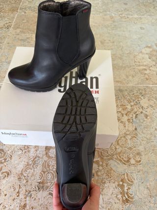 Botines Callaghan Talla 39 Negro