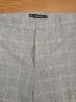 Blazer y pantalón Zara Mujer Gris Cuadros