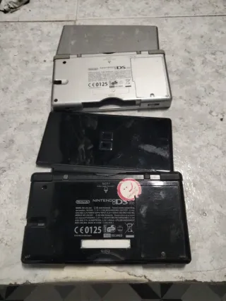 2 Nintendo DS Plata y Negro