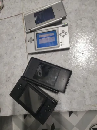 2 Nintendo DS Plata y Negro