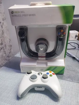 Volante y Mando Xbox 360 Inalámbrico