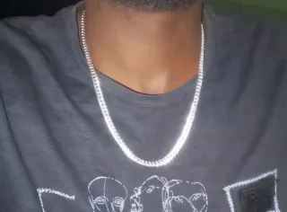 2 Collares Plata 925 Cadena Cubana Nuevos