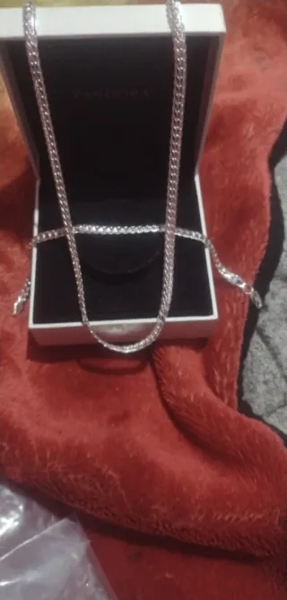 2 Collares Plata 925 Cadena Cubana Nuevos