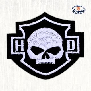 Parche motero HARLEY - LIVE TO RIDE termoadhesivo