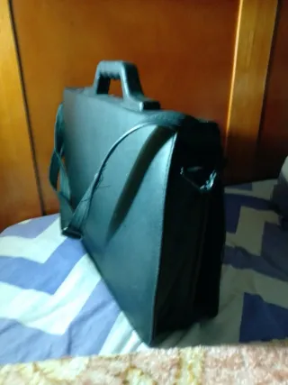 Maletín profesional negro d piel