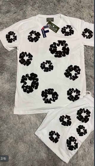 Conjunto Chándal Blanco Flores Talla S