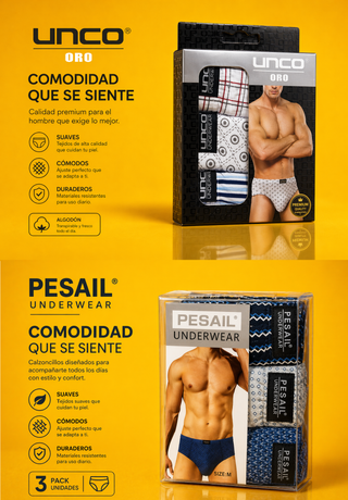 Lote de 500 uds Boxer Umbre Premium