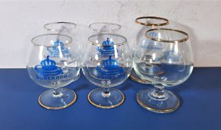 Lotto di 6 Antiche Tazze da Brandy Soberano
