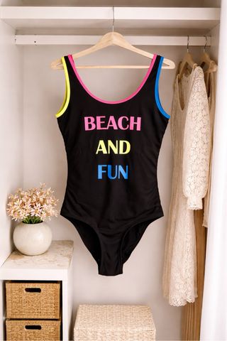 Bañador Negro BEACH AND FUN